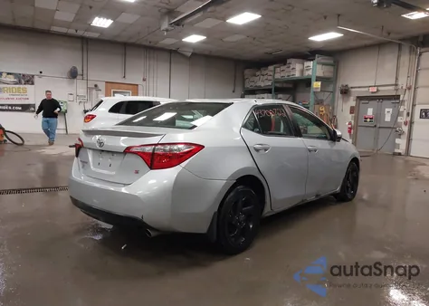 2016 Toyota Corolla S Plus from USA, damaged, VIN 2T1BURHE8GC555294